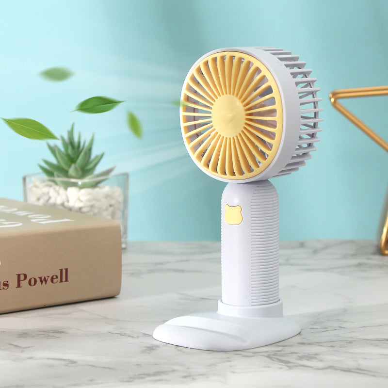 New Bracket Handheld Fan USB Rechargeable Mini Fan