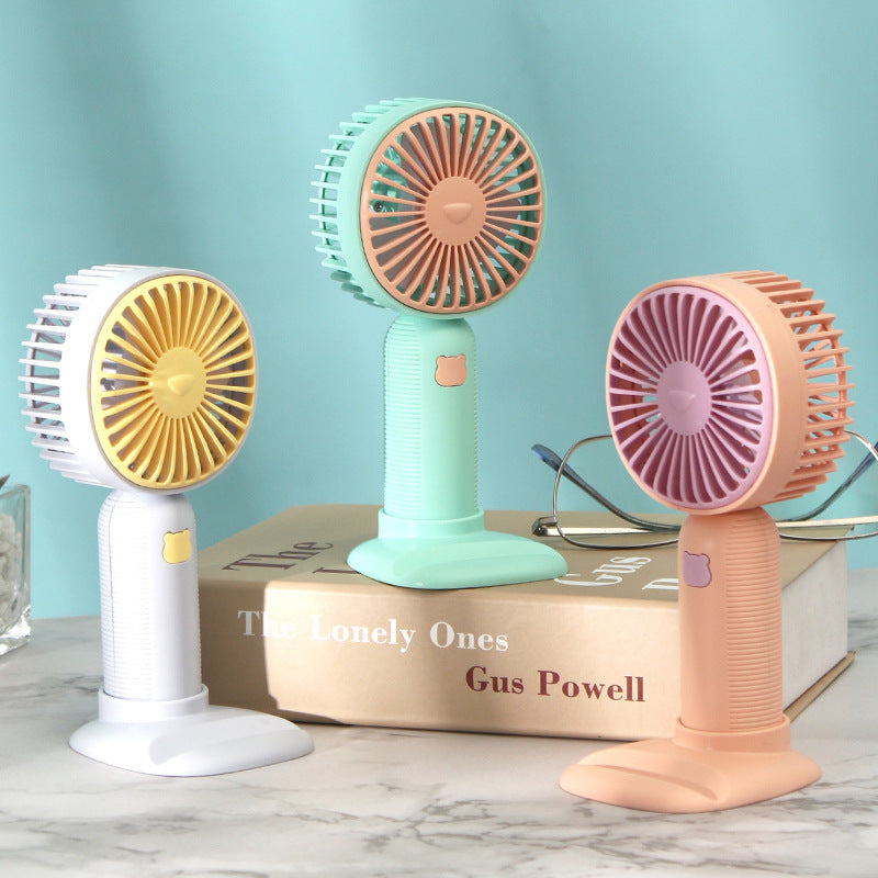 New Bracket Handheld Fan USB Rechargeable Mini Fan